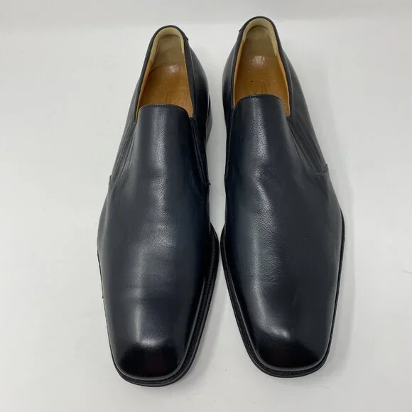 NEW moreschi leather slip on shoes